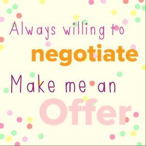 Offers are welcome ☺️